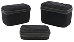 Us Peacekeeper 119755 US PeaceKeeper P25020 Gear/Ammo Case  Black EVA Denier Nylon (Set of 3) 8" W x 4