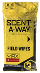 Hunters Special 120002 Scent-A-Way 07795 Max Field Wipes Odor Eliminator Odorless Pkg of 24