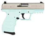 Walther Arms 5082512 CCP M2 380 ACP 3.54" 8+1 Angel Blue Stainless Black Polymer