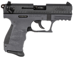 Walther Arms 5120765 P22 Q 22 LR 3.42" 10+1 Tungsten Gray  Black Interchangeable