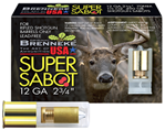 Brenneke Usa 120163 Brenneke SL-123SUS Super Sabot Slug 12 Gauge 3" 1 1/8 oz Slug Shot 5 Bx/ 50 Cs
