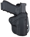 1791 Gun Leathr 120173 1791 Gunleather ORPDH24SSBLR BH2.4S Optic Ready Paddle Holster Size 2.4S OWB Ope