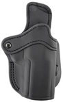 1791 Gun Leathr 120174 1791 Gunleather ORPDH24SBLR BH2.4S Optic Ready Paddle Holster OWB Stealth Black