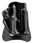 120179 Galco SM2858B Speed Master 2.0 OWB Open Top Style made of Leather with Black Fin