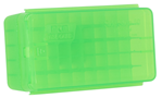 Mtm Molded Prod 120242 MTM Case-Gard P50SS-9M-16 Side-Slide Ammo Box  Multi-Caliber Handgun Clear Green