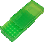 Mtm Molded Prod 120244 MTM Case-Gard P50SS-45-16 Side-Slide Ammo Box Pistol Multi-Caliber Handgun Clear