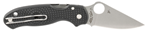 120879 Spyderco C223PBK Para 3 Lightweight 2.92" Folding Clip Point Plain CTS BD1 SS Bl