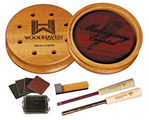 Woodhaven Custo 121588 Woodhaven WH355 Mahogany Crystal  Friction Call Attracts Turkeys Natural Glass/W