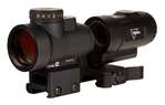 121656 Trijicon 2200057 MRO HD 2.0 with 3x Magnifier 1x 25mm 2 MOA Illuminated 68 MOA R