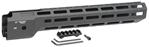 121677 Midwest Industries MICRPC9X Combat  Ruger PC9 M-Lok Handguard Black Hardcoat Ano