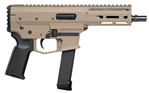 Angstadt Arms AAMDP09PF6 MDP-9  9mm Luger 5.85" Flat Dark Earth Black Polymer Gr