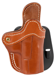 1791 Gun Leathr 121703 1791 Gunleather ORPDH21CBRR BH2.1 Optic Ready Paddle Holster OWB Classic Brown L