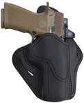 1791 Gun Leathr 121735 1791 Gunleather ORBH24SBLR BH2.4 Optic Ready Belt Holster OWB Stealth Black Leat