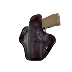 1791 Gun Leathr 121736 1791 Gunleather ORBH24SBRR BH2.4 Optic Ready Belt Holster OWB Signature Brown Le