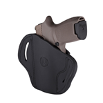 1791 Gun Leathr 121738 1791 Gunleather ORBH24SSBLR BH2.4S Optic Ready Belt Holster Size 2.4S OWB Open T