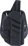1791 Gun Leathr 121765 1791 Gunleather TACPDHOWBGLOCKBLKR Tactical Kydex Paddle Holster OWB Style with