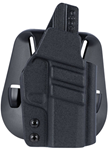 1791 Gun Leathr 121766 1791 Gunleather TACPDHOWBP365BLKR Tactical Kydex Paddle Holster OWB Style with B