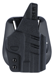 1791 Gun Leathr 121770 1791 Gunleather TACPDHOWBSHIELDBLKR Tactical Kydex Paddle Holster OWB Style with