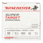 Winchester Ammu 121874 Winchester Ammo TRGT213507 Super Target  12 Gauge 2.75" 7/8 oz 7.5 Shot 25 Bx/ 1