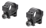 122223 Trijicon AC22005 Scope Ring Set  Picatinny Rail 1" Black Hardcoat Anodized Alumi