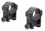 122224 Trijicon AC22006 Scope Ring Set  Picatinny Rail Extra High 1" Tube Black Hardcoa
