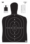 122382 Birchwood Casey 37021 EZE-Scorer BC-27 Silhouette Paper Target 23" x 35" 100 Per