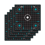 122478 Allen Girls With Guns 15280 Splash  Self-Adhesive Paper Black/Teal Grid 5 Pack