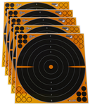 122483 Allen 15227 EZ Aim Splash Self-Adhesive Paper 16" x 16" Bullseye Black/Orange 5
