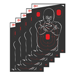 122502 Allen 15249 EZ Aim Splash Non-Adhesive Paper 12" x 18" Silhouette/Bad Guy Black/