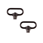 122616 Allen 14516 Quick Detach Swivel  Set 1.25" Push Button Black Steel