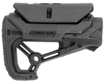 Fab Defense (us 122679 FAB Defense FX-GLCORESCP GL-Core S CP Buttstock with Adjustable Cheekrest Matte