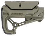 Fab Defense (us 122681 FAB Defense FX-GLCORECPG GL-Core CP Buttstock Adjustable Cheekrest OD Green Synt