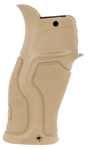 Fab Defense (us 122690 FAB Defense FX-GRADUST Gradus  Pistol Grip AR-15 Flat Dark Earth Polymer w/Rubbe