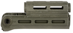 Fab Defense (us 122699 FAB Defense FXVANAKG Vanguard Handguard made of Polymer with OD Green Finish & 6