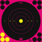 Pro-shot Produc 122976 Pro-Shot 8BPINK6PK SplatterShot  Self-Adhesive Paper Multi Color 8" Bullseye Inc