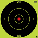 Pro-shot Produc 122982 Pro-Shot 12BGREENTG5PK SplatterShot  12" Bullseye Tagboard Hanging Pistol/Rifle