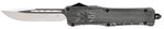 Cobra Enterpris 123147 CobraTec Knives LSWCTK1LDNS CTK-1  Large 3.75" OTF Drop Point Plain D2 Steel Bla