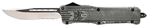 Cobra Enterpris 123148 CobraTec Knives LSWCTK1LDS CTK-1  Large 3.75" OTF Drop Point Part Serrated D2 St
