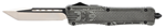 Cobra Enterpris 123149 CobraTec Knives LSWCTK1LTNS CTK-1  Large 3.75" OTF Tanto Plain D2 Steel Blade/St