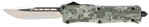 Cobra Enterpris 123159 CobraTec Knives LADCCTK1LDS CTK-1  Large 3.75" OTF Drop Point Part Serrated D2 S