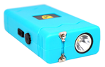Skyline Usa Inc 123355 Guard Dog SDGDDHVTL Disabler Stun Gun  with Flashlight Teal Rubber Coated