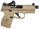 FN 66100797 509 Compact Tactical 9mm Luger 4.32" 12+1,24+1 Flat Dark Earth Polym