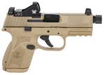 FN 66100801 509 Compact Tactical 9mm Luger 3.70" TB 10+1 Flat Dark Earth Polymer