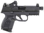 FN 66100802 509 Compact Tactical 9mm Luger 4.32" TB 12+1,24+1 Black Polymer Fram