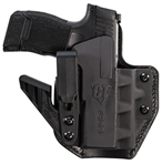 Comp-tac Victor 123501 Comp-Tac C852SS191RBKN eV2 Max  Black Kydex Holster w/Leather Backing IWB Sig P3