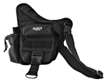 123597 Rukx Gear ATICTSBB Sling Bag  Water Resistant Black 600D Polyester with Single S