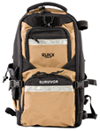 123602 Rukx Gear ATICTSURT Survivor Backpack Floatable Tan 600D Polyester with Non-Rust