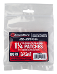 Kleen-bore 123738 Kleen-Bore P201 Super Shooter Cleaning Patches Cotton 100 Pack 1 1/4" Square .22