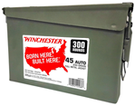 Winchester Ammu 123910 Winchester Ammo WW45C USA  45 ACP 230 gr Full Metal Jacket (FMJ) 300 Bx/2 Cs (Am