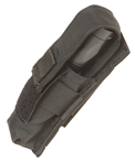 Tacshield (mili 123920 Tacshield T4001BK Suppressor/Light Pouch  Cordura 1000D Nylon Black